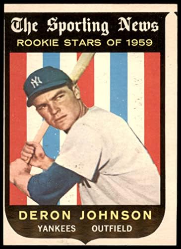 1959 Topps 131 Deron Johnson New York Yankees Good Yankees