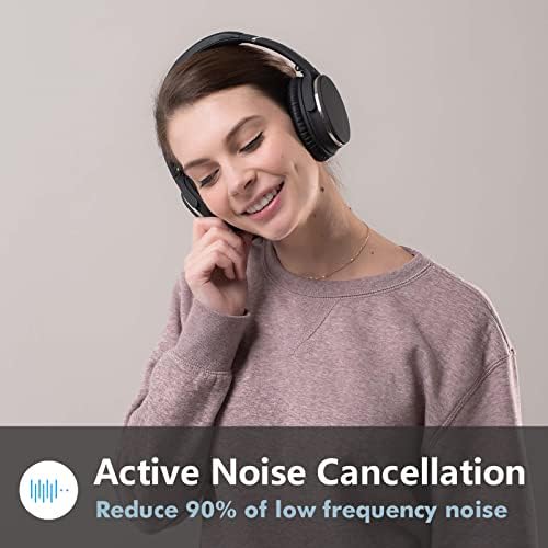 SRHYTHM NC25 מבטלת רעש פעיל אוזניות סטריאו סטריאו Bluetooth 5.3, אוזניות ANC צרור אוזניים עם מסכת שינה נוחה ורכה עם רצועה