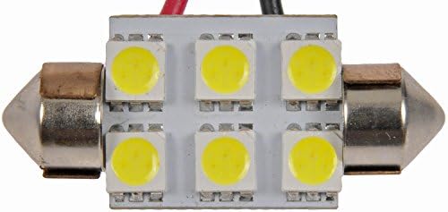 דורמן 6461W-SMD 38 ממ לבן 5050 SMD 6 נורת LED תואמת לדגמים נבחרים