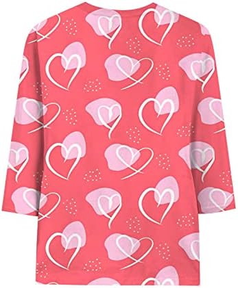 חולצות יום האהבה של ג'ג'ייבדי נשים חולצות חג האהבה שמחה חולצות גרפיות.