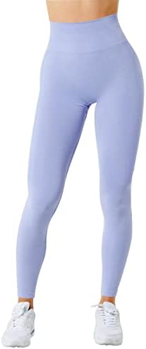 מכנסי עבודה של אתקיה יוגה של נשים חלקים עם מותן צמודה גבוהה מותניים אלסטיים נושמים מכנסי יוגה מכנסי יוגה בלאי פעיל
