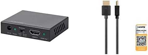 Monoprice Blackbird 4K HDMI Audio חולץ - 18 ג'יגה -ביט לשנייה, HDCP 2.2, 4K 60Hz, YCBCR 4: 4: 4, תומך בסטריאו