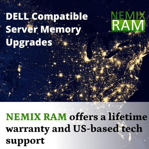 NEMIX RAM 64GB DDR4 2933MHz PC4-23400 RDIMM החלפת Dell SNPW403YC/64G AA579530 Dell PowerEdge R640, R740, R740XD,