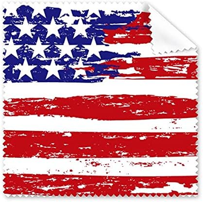 כוכבים ופסים אוויר צחצוח אמריקה דגל ניקוי בד טלפון מסך משקפיים מנקה 5 יחידות