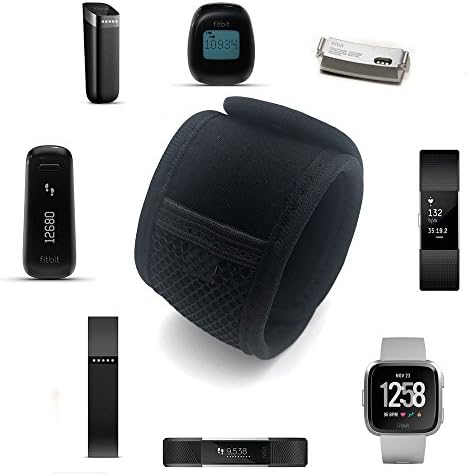 Vieel Widen Arm & Ankle Running להקת צמיד עם אבזם וכיס רשת עבור Garmin & Fitbit Fitness Tracker