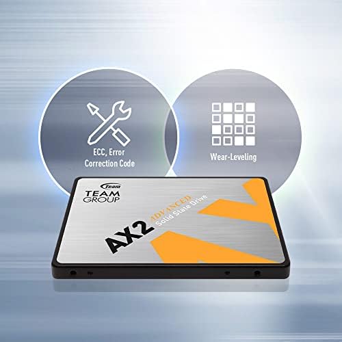 קבוצת צוות AX2 512GB 3D NAND TLC בגודל 2.5 אינץ