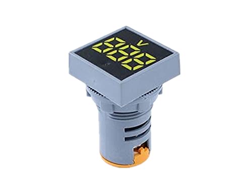 Zlast 22 ממ מיני דיגיטלי ריבוע AC AC 20-500V מתח מתח מתח מד כוח LED PORT