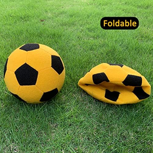 אימונים בחוץ הרגישו כדור כדורגל מתנפחים בכדור כדורגל דביק בועט בועט בכדור לחצים כדורגל מתנפחים עם קלטת קסם של 2 כדורים