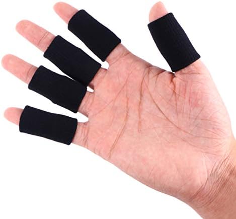 תחבושות אלסטיות של מיליסטן 10 יחידות סד אצבעות סד שרוול שרוול תמיכה במגן מייצבים נושמים לתחבושות אלסטיות כדורעף כדורעף כדורסל