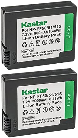 KASTAR NP-FF50 סוללה החלפת 3 חבילות לסוני DCR-IP220, DCR-IP220E, DCR-IP220K, DCR-IP45, DCR-IP45E, DCR-IP5, DCR-IP55,