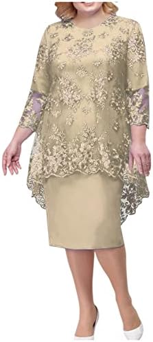 שמלות קיץ לנשים 2023, שרוול מלא בתוספת גודל שמלות ערב נשים שמלת אביב קלאסית דקה