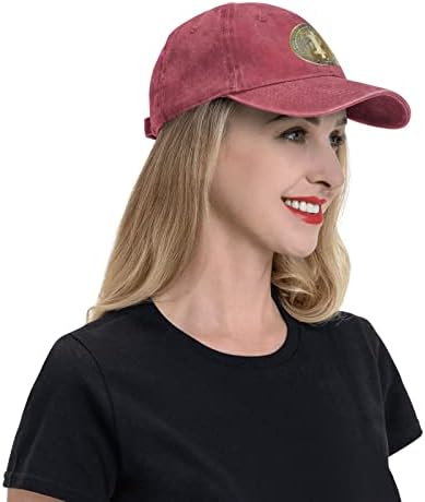 DENOU BITCOIN LOGO CAP BASBALL CAP MANS CASQUETTE כובע בייסבול נשים מתכוונן