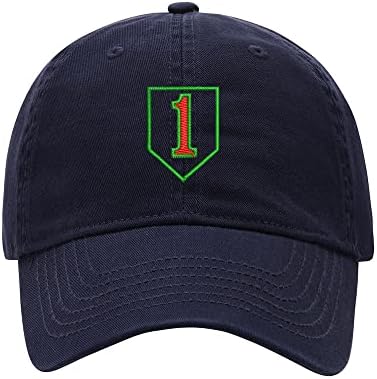 כובע בייסבול גברים צבא חיר 1 רקום כותנה כותנה כובע בייסבול כובע בייסבול