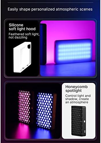 Houkai RGB LED LED לוח וידאו אור 7 אינץ 'מילוי כיס אור לעומק 2500-9000K 4000mAh צילום לסטרימינג בשידור חי