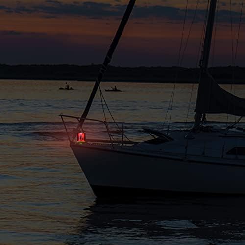 נורית אזהרה סולארית LED 2 יחידות סולארי סטרוב אזהרה בטיחות מהבהב אור תקרת אור נורה לבנייה תנועה מפעל מנוף מגדל סירות