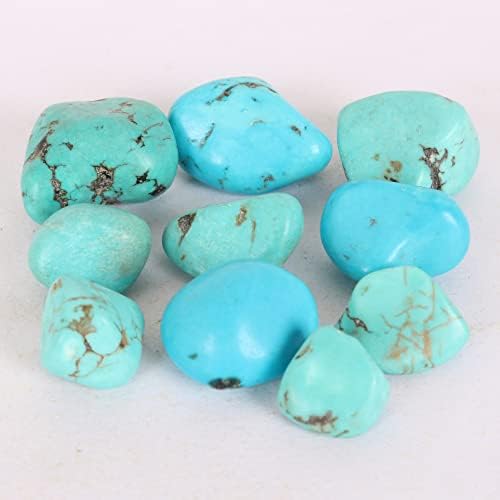 Gems Real-Gems הטבעו את אריזונה כחול טורקיז מחוספס 200.00 סמק. הרבה אבן חן רופפת לייצור תכשיטים
