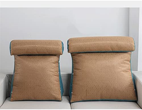 PDGJG קרח קיץ משי ראטן מושב המותני כרית אחורית שקית רכה כרית מושב מגניבה כרית ספה מיטה כרית המותניים כרית המותניים