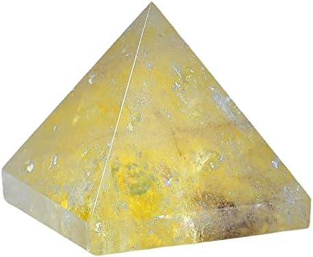 WNJZ קריסטל פירמידה ריפוי קישוט רטט גבוה אבן חן מתנה גביש מתנה ביתית עיצוב וויצ'ה ורייקי פסלון לאיסוף והגנה)