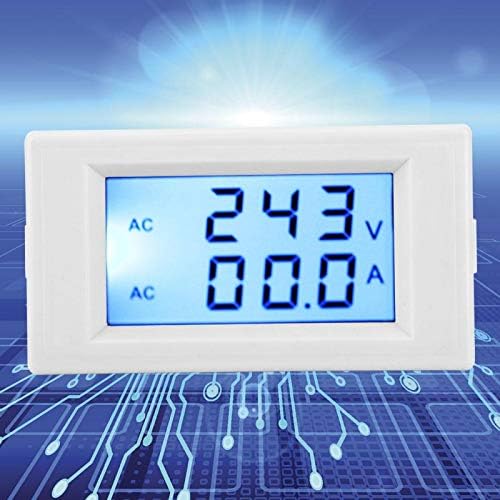 מד מתח מטופח, צג מדידת מתח מתח מתח דיגיטלי LCD, עם שנאי-AC80-300V 0-50A 0-100A, VOLTMETRE