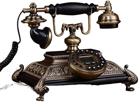 רטרו טלפוני קישוט סלון בסגנון אירופאי סגנון ביתי חיוג חיוג טלפון קלאסי שולחן רוטרי אמריקאי קלאסי