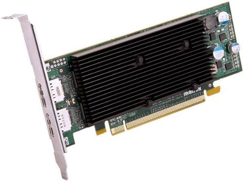 Matrox M9128 LP PCIE X16 DUALHEAD DISPLAYPORT כרטיס גרפי, זיכרון 1GB, Resolut