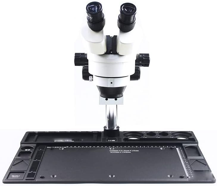 אלומיניום סגסוגת מיקרוסקופ בסיס גבוהה חום התנגדות תחזוקה כלים ארגונית שולחן מחצלת מיקרוסקופ