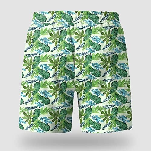 Miashui Trunk Mens אביב אביב קיץ מכנסיים קצרים מכנסיים מודפסים מכנסי חוף ספורט עם כיסים