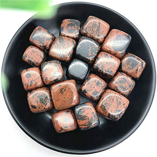 Qiaonnai ZD1226 100 גרם אובסידיאן אדום טבעי ריפוי אבן ריפוי רייקי קריסטל צ'אקרה קישוט אבנים טבעיות ומינרלים אבנים מפוצלות