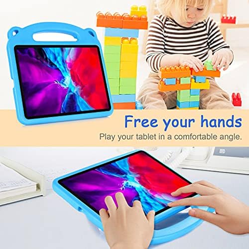 מקרה לילדים עבור iPad Pro 11 2021/2020/2018, TechCirclle פנדה חמוד בעיטה קל ידית קל משקל הוכחת הלם ילדים מכסה אווה