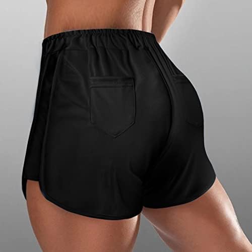 מיאשוי יוגה מכנסיים לנשים בתוספת גודל קצר נשים של קיץ בית מקרית גבוהה מותן מכנסיים ירך לעטוף קומפי מכנסיים קצרים
