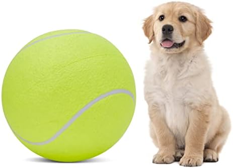 9.5 גדול טניס כדור, מתנפח ענק טניס כדורי לחיות מחמד ללעוס צעצוע לילדים, מבוגרים או לחיות מחמד