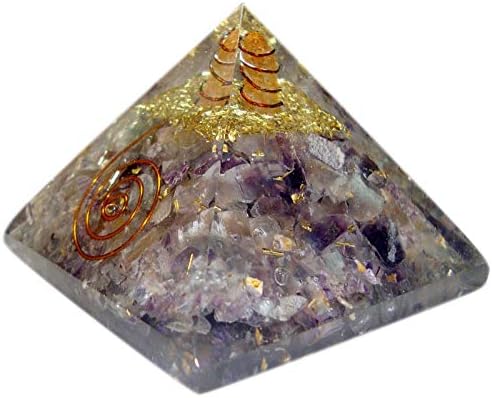 Sharvgun Amethyst Crystal Chakra אבן אורגוניט פירמידה מחולל אנרגיה חיובי מדיטציה צ'אקרה איזון הגנה על ריפוי