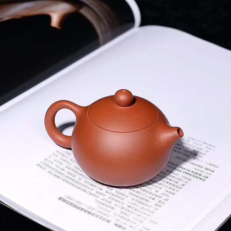 Yixing חימר סגול קומקום תוצרת יד אדום 3 כוסות 120 מל מיני קיבולת קטנה 188 קונג xi shi kung fu שתיית תה שתיית אולונג ירוק