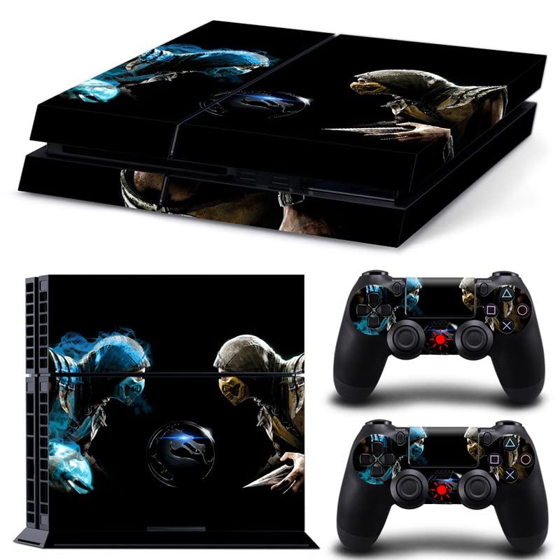 עבור PS4 Normal - משחק נינג'ה Mortal Best War Kombat X PS4 או PS5 מדבקת עור עבור פלייסטיישן 4 או 5 קונסולה ובקרים