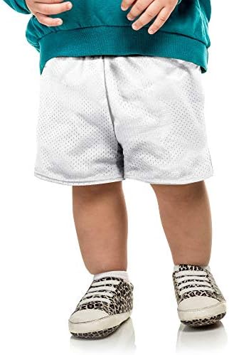 MA Croix Essentials Kids Mesh Short Shorts PE Schoolball כדורסל אלסטי מותניים ספורט אתלטי