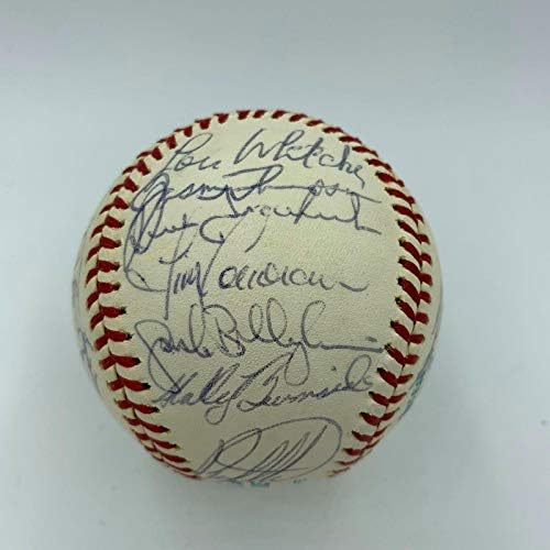 נדיר 1978 קבוצת דטרויט נמרים חתמה על בייסבול בליגה האמריקאית עם JSA COA - כדורי בייסבול עם חתימה