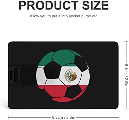 כרטיס אשראי בכדורגל מקסיקו USB פלאש נוהג מזיכרון מותאם אישית מתנות תאגידיות מפתח ומנות קידום מכירות 32 גרם