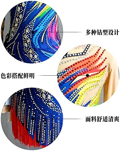 צבע יהלומים ללא משענת אומנותית התעמלות בגדי גוף נשים של מקצועי ביצועים אימון בגדים