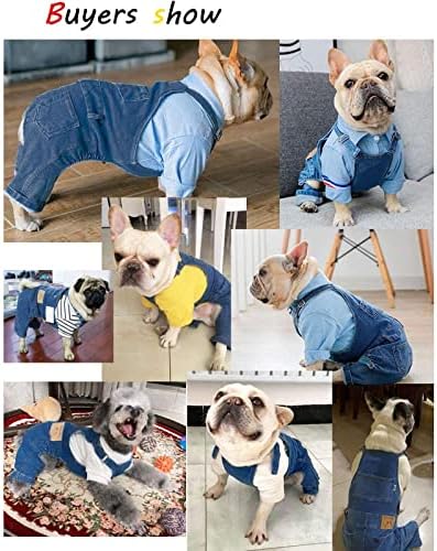 חולצות כלבים של פימלו בגדים סרבלים ג'ינס, ז'ק ג'ין גור ז'אן קלע סרבל תלבוש