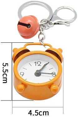 שעון יפה מחזיק מפתחות עיצוב חמוד חידוש טבעת ילד צעצוע מיני מתנה קול רבע פעמון