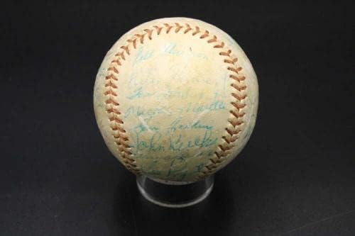 1955 אלוף אלוף יאנקיס חתם על מנטל בייסבול האוורד +24 JSA LOA D7763 - כדורי בייסבול עם חתימה