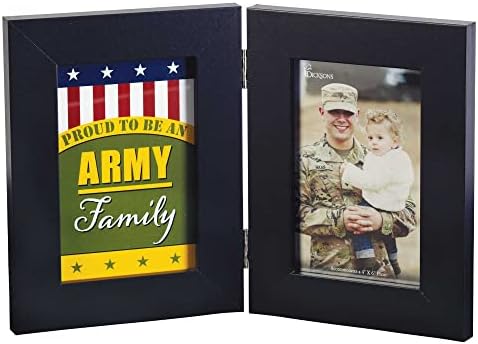דיקסונים גאים להיות משפחה צבאית 12 x 8 MDF מסגרת צילום כפולה תלויה