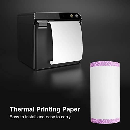 12 גליל להדפסה נייר נייר נייר ישיר נייר תרמי ישיר עם הדבקה עצמית 57x30 ממ עבור Paperang P1/P2 Pocket Pocket Print