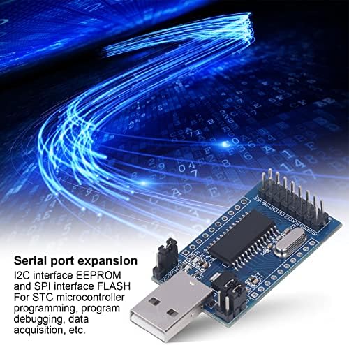 מודול ממיר יציאת USB, לוח ממיר טעינה USB סידורי במקביל ל- UART IIC SPI TTL ISP EPP MEM רכיבי CH341A, ממירי כוח