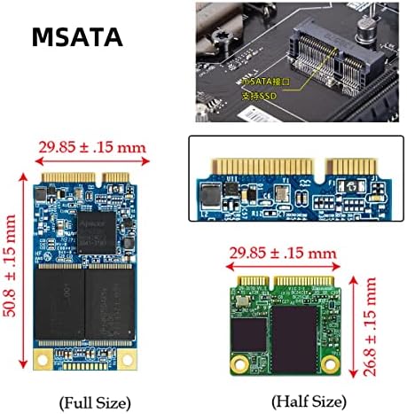 Chenyang Slim Type 68 pin msata SSD ל- 2.5 SATA 3.0 22PIN 6GBPS מתאם HDD DISK DISK PCBA