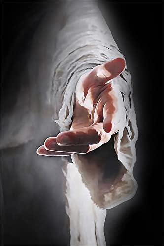 פוסטר ישוע תן לי את היד שלך אלוהים המשיח אמנות קיר- תמונות ישוע לתמונות קיר בד הדפס חדר שינה סלון דת ישוע דקור יאנגינג