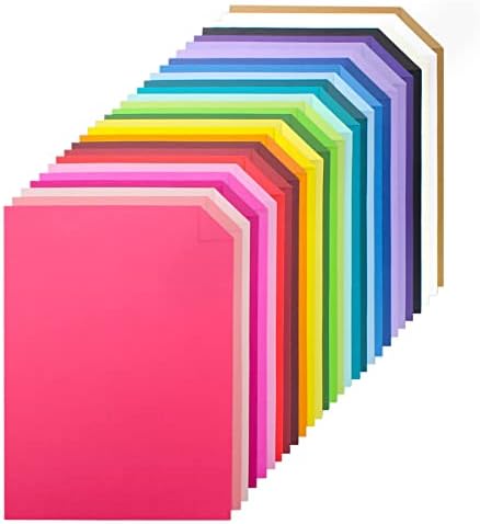 92 גיליונות צרור נייר קרטון צבעוני עם מלאי כרטיסים מתכתי לייצור כרטיסים Cricut Match לעיצוב נייר
