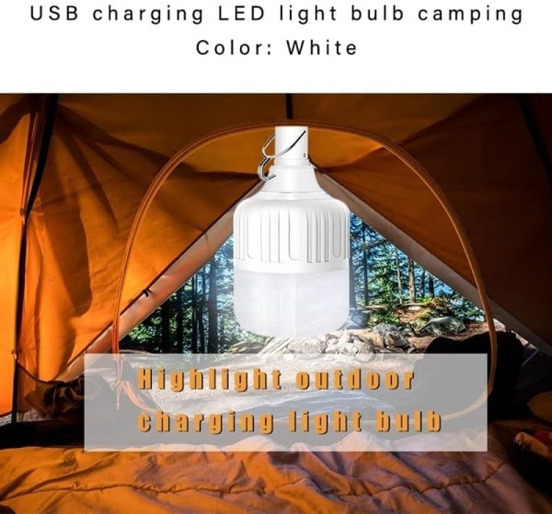 אור נייד הוביל הנורה ניתן לטעינה מנורת לילה שוק טעינה קמפינג תליית אור אוהל דיג פנס מנורת חירום מנורת חיצוני