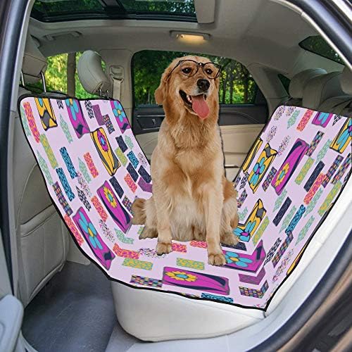 כיסוי מושב כלב מותאם אישית עיצוב סביבתי סגנון צפה בהדפסת כיסויי מושב לרכב לכלבים עמיד למים ללא החלקה עמיד