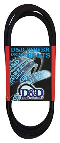 D&D PowerDrive 3V650 V חגורה, 3V, גומי, 3/8 x 65 OC